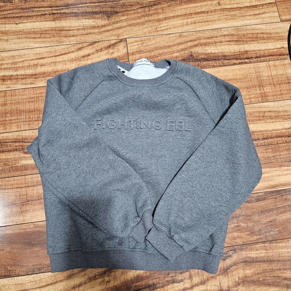 Fighting Eel Sweaters - Fighting Eel Gray Crewneck Sweater